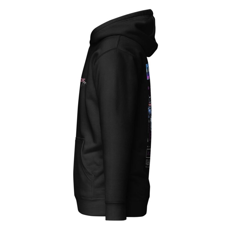 unisex premium hoodie black left 674b4acc931aa Sweat à Capuche navy mi-saison NSX édition spéciale double vue