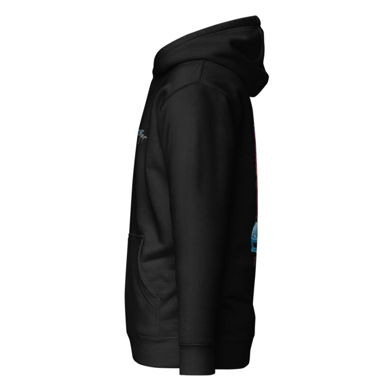 unisex premium hoodie black left 67c97c5b6fde6 Sweat à Capuche Delsol bleu