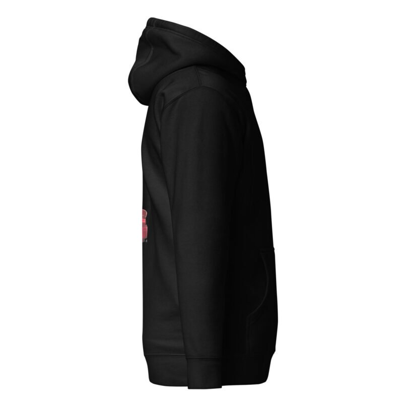 unisex premium hoodie black right 66a129ee20bb5 Sweat à Capuche mi-saison RX8 noir