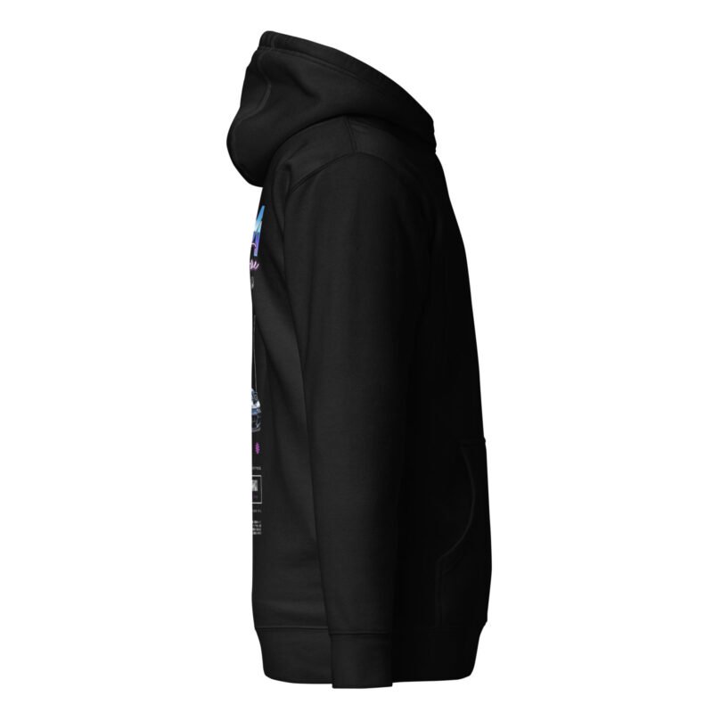 unisex premium hoodie black right 674b4acc93e4f Sweat à Capuche navy mi-saison NSX édition spéciale double vue
