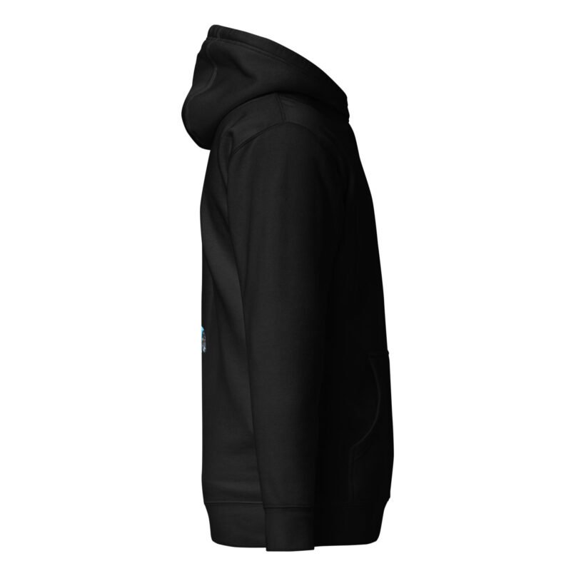 unisex premium hoodie black right 679e97aea0cbf Sweat à Capuche mi-saison RX7 noir