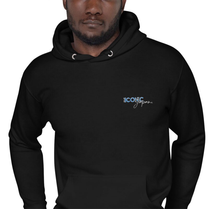 unisex premium hoodie black zoomed in 679e97ae9f156 Sweat à Capuche mi-saison RX7 noir