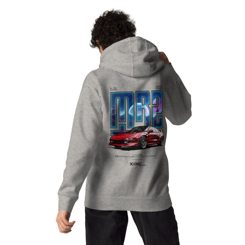 unisex premium hoodie carbon grey back 667526ffb94fd Sweat à capuche mi-saison Toyota MR2