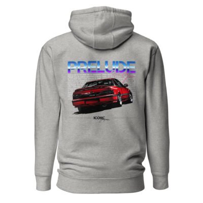 Sweat à capuche mi-saison gris Prelude 3G