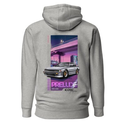 Sweat à Capuche Prelude 2G Gris/Blanc
