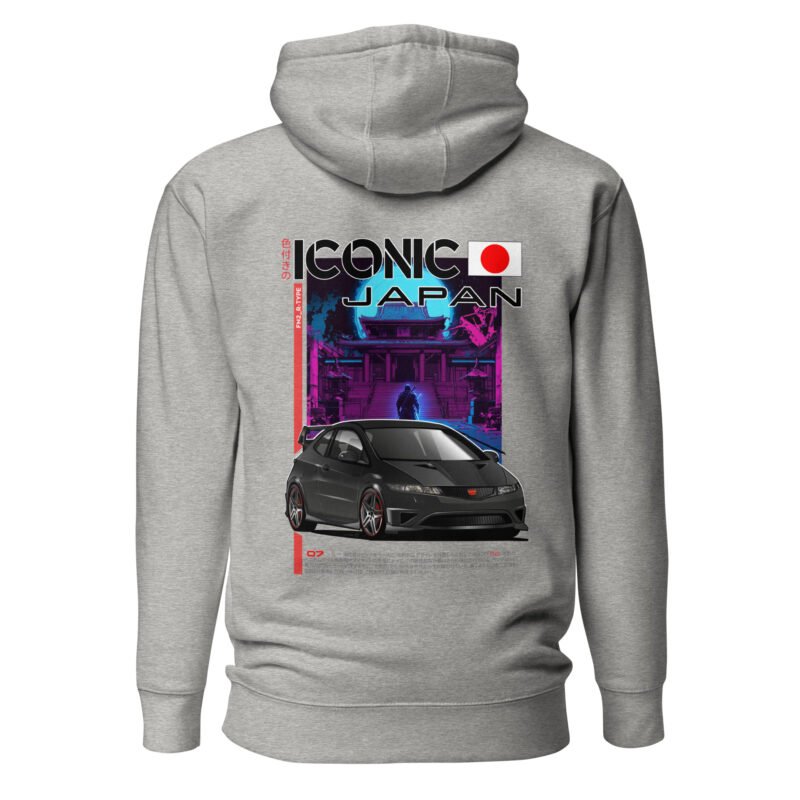 unisex premium hoodie carbon grey back 685d2fa3376cf Sweat à Capuche FN2 noir