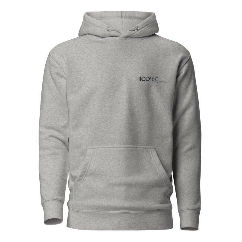 unisex premium hoodie carbon grey front 65e1a7986628c Sweat à capuche Skyline R32 blanc ou gris