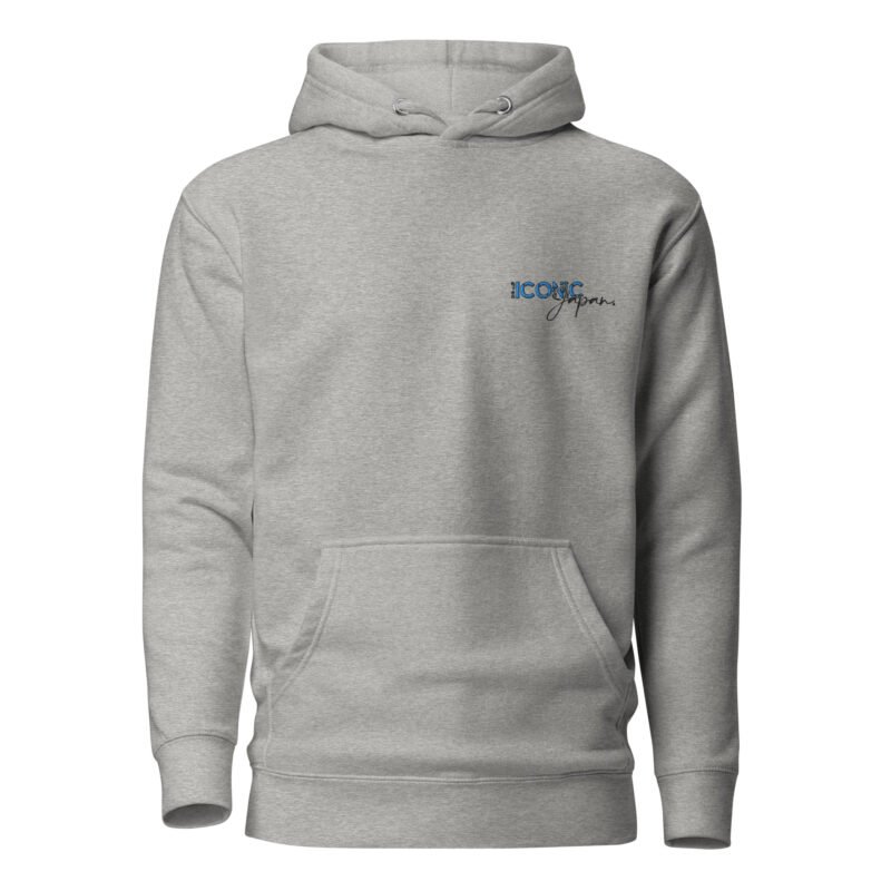 unisex premium hoodie carbon grey front 68445f0fc8780 Sweat à capuche gris/blanc mx5 nb bleu