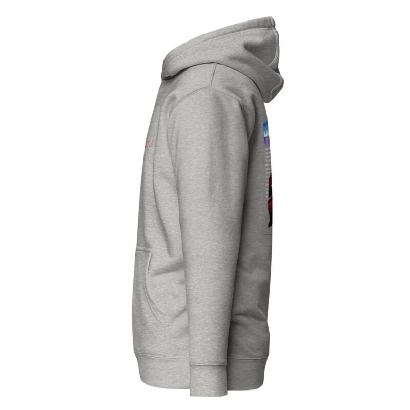 unisex premium hoodie carbon grey left 66aa458e80e62 Sweat à capuche mi-saison gris Prelude 3G