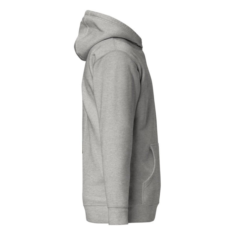 unisex premium hoodie carbon grey right 67c97d5c3d5ff Sweat à Capuche blanc ou gris Delsol bleu
