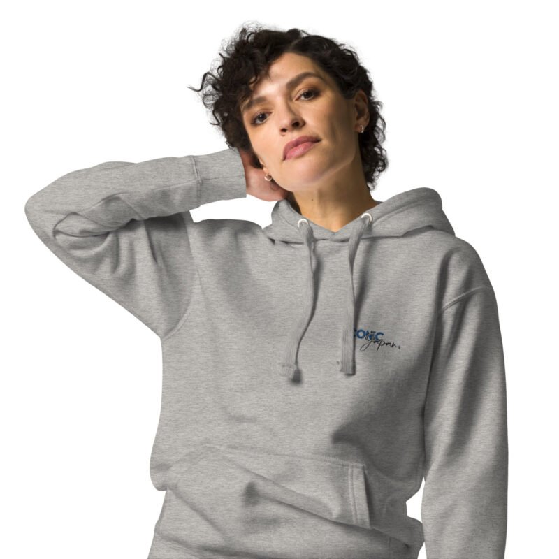 unisex premium hoodie carbon grey zoomed in 67b46f72421c1 Sweat à Capuche Civic FK2 mi-saison