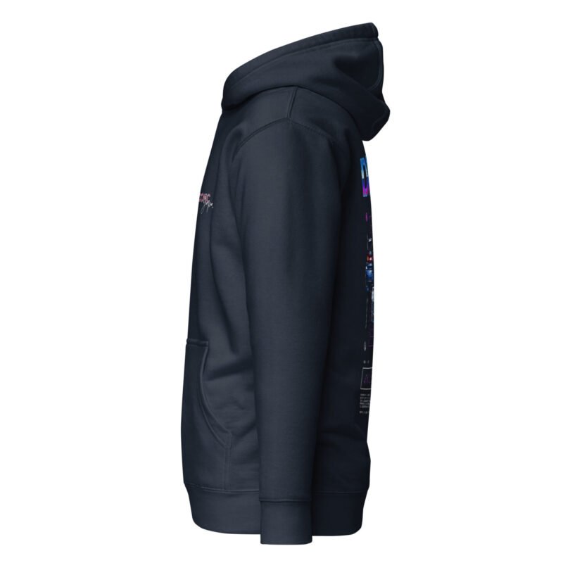 unisex premium hoodie navy blazer left 66be5b80c0b8a Sweat à Capuche navy mi-saison NSX édition spéciale double vue
