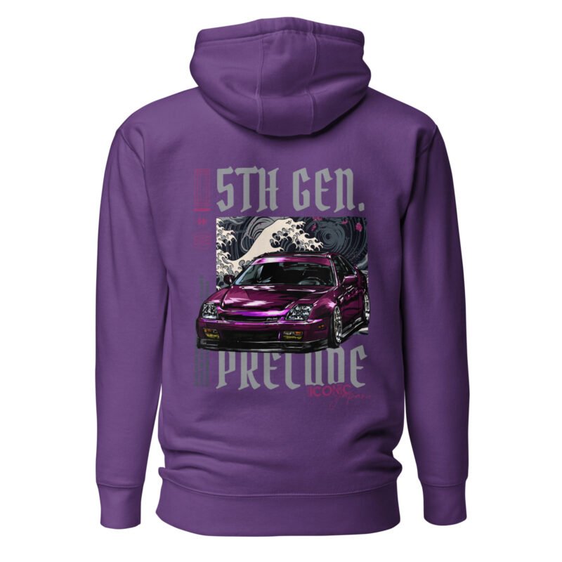 unisex premium hoodie purple back 65f45f94e468b Sweat à Capuche Prelude 5g basic