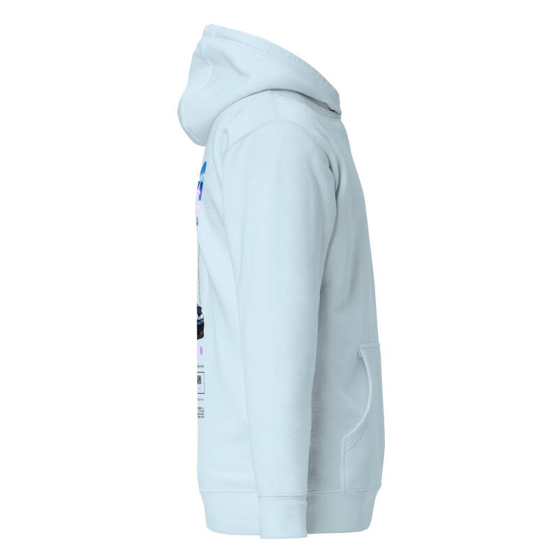 unisex premium hoodie sky blue right 66be5ae0daa42 Sweat à Capuche mi-saison NSX édition double vue