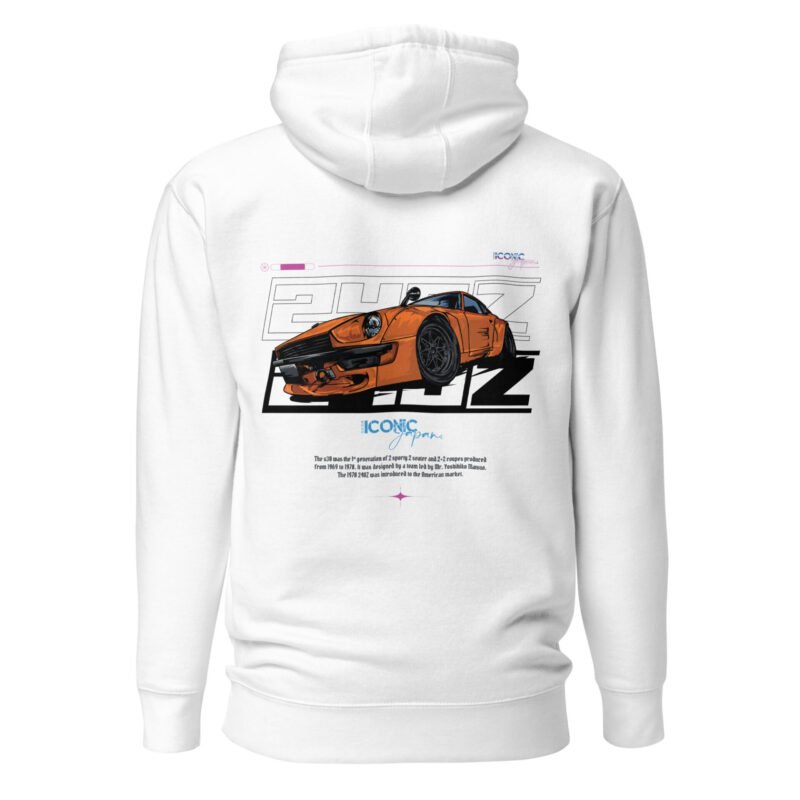 unisex premium hoodie white back 65f2f4bb56e31 Sweat à Capuche Basic 240Z