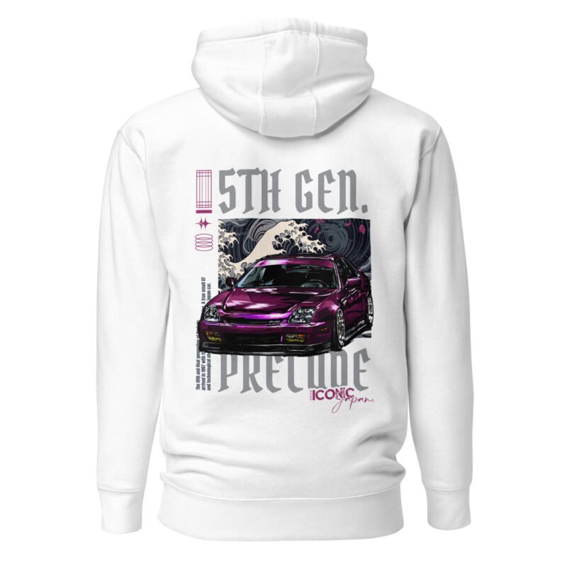unisex premium hoodie white back 65f45f951dec7 Sweat à Capuche Prelude 5g basic