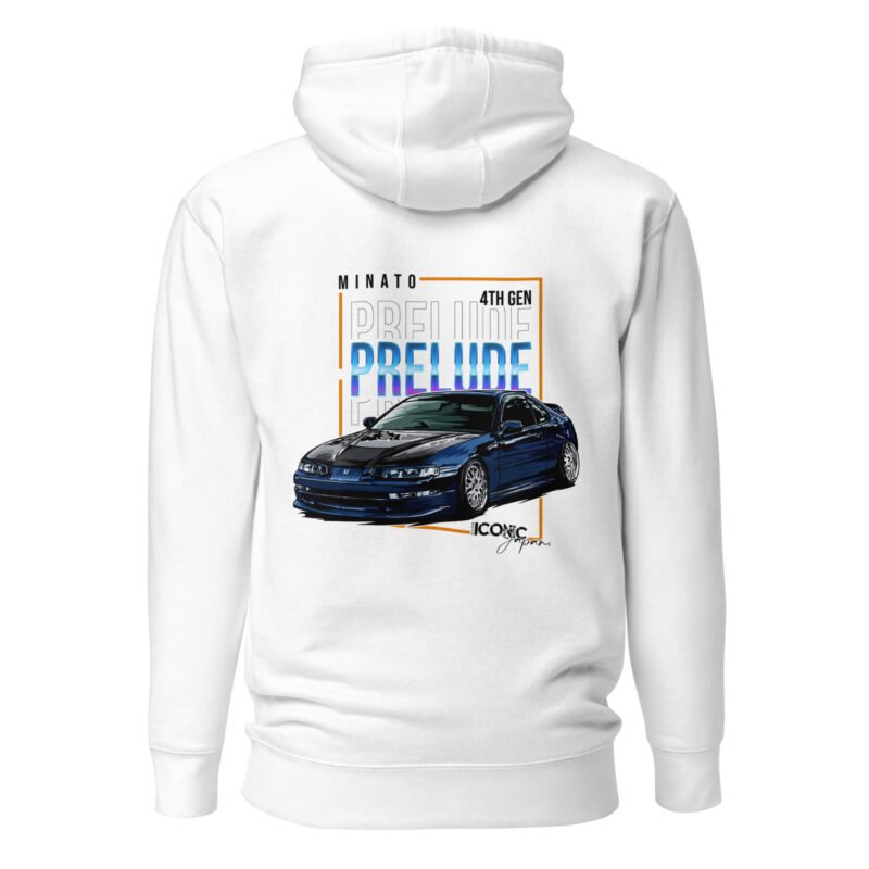 unisex premium hoodie white back 65f460da3019f Sweat à Capuche Prelude 4g basic