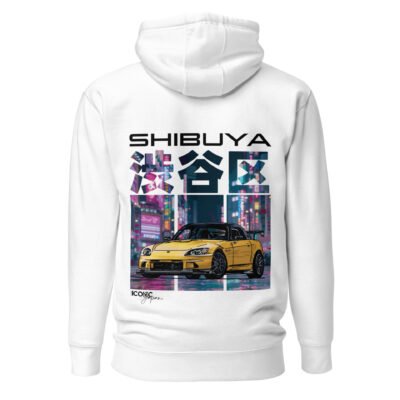 Sweat à capuche S2000 mi-saison blanc