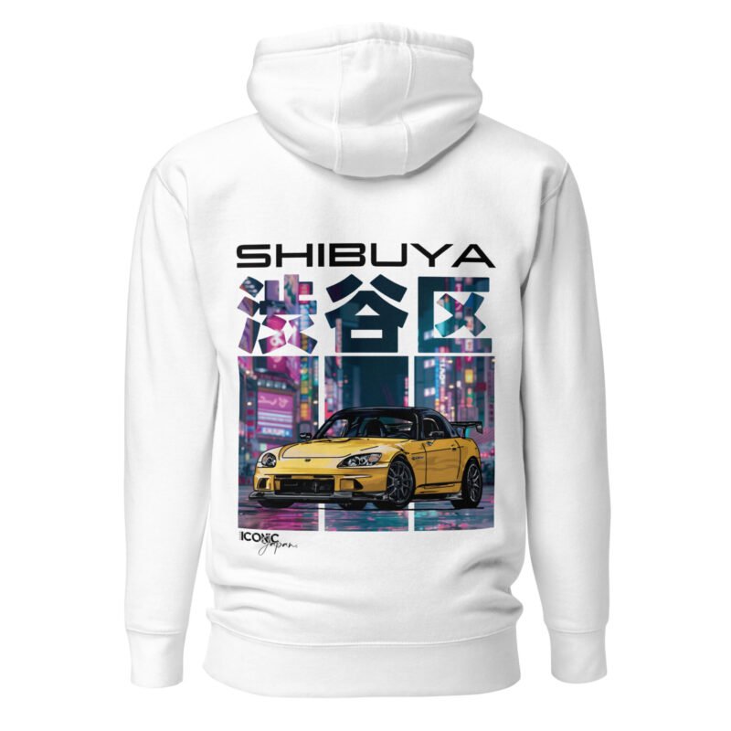 unisex premium hoodie white back 668af13e43404 Sweat à capuche S2000 mi-saison blanc