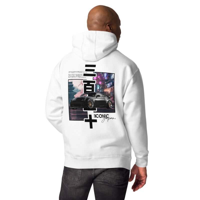 unisex premium hoodie white back 68165f65ae958 Sweat à Capuche 350Z noir