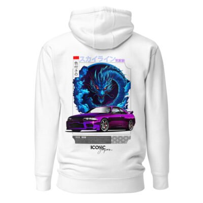 Sweat à Capuche Skyline R33 midnight purple