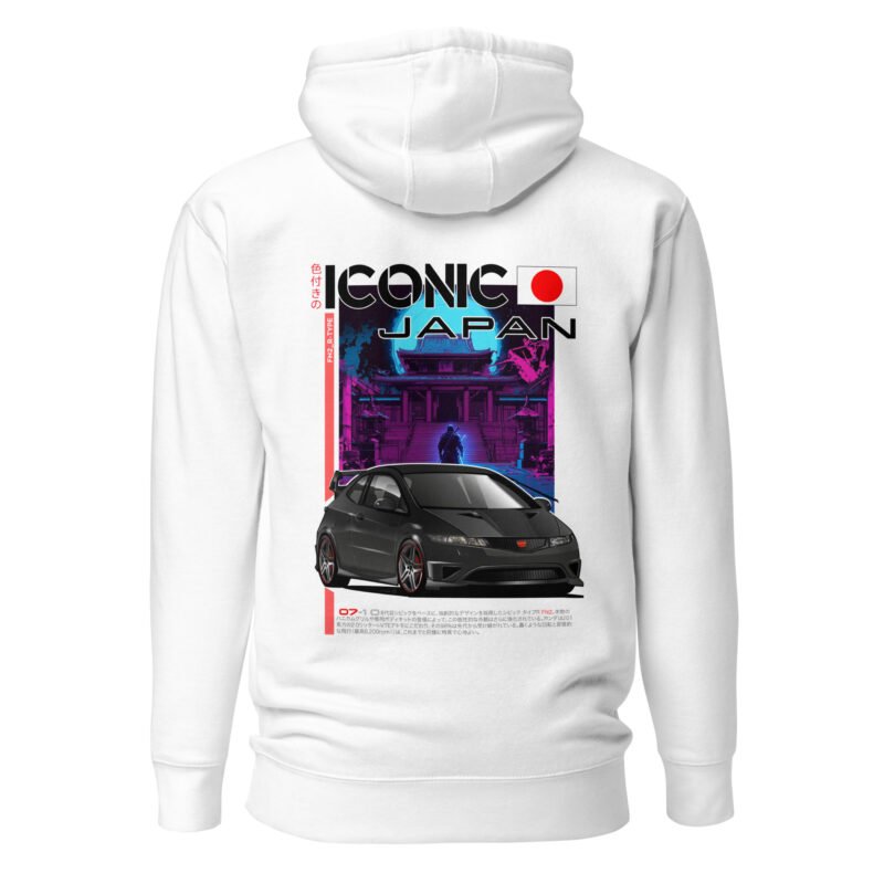 unisex premium hoodie white back 685d2fa3301d4 Sweat à Capuche FN2 noir