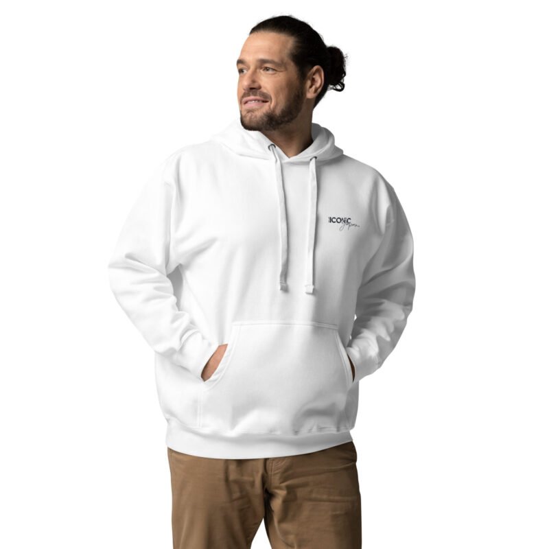 unisex premium hoodie white front 65e1a798655b6 Sweat à capuche Skyline R32 blanc ou gris