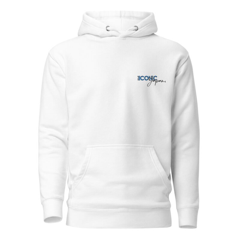 unisex premium hoodie white front 68445f0fca228 Sweat à capuche gris/blanc mx5 nb bleu