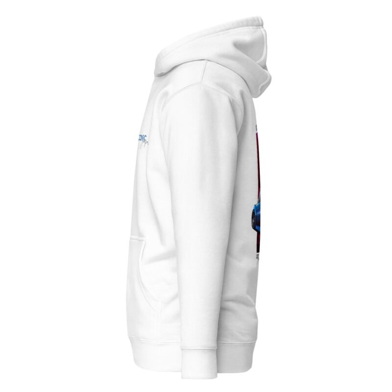 unisex premium hoodie white left 66a1281b97c9e Sweat à Capuche mi-saison RX8 blanc