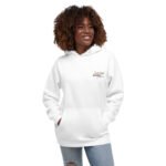 Sweat à capuche blanc 400Z Gaelle Mayet – Image 3