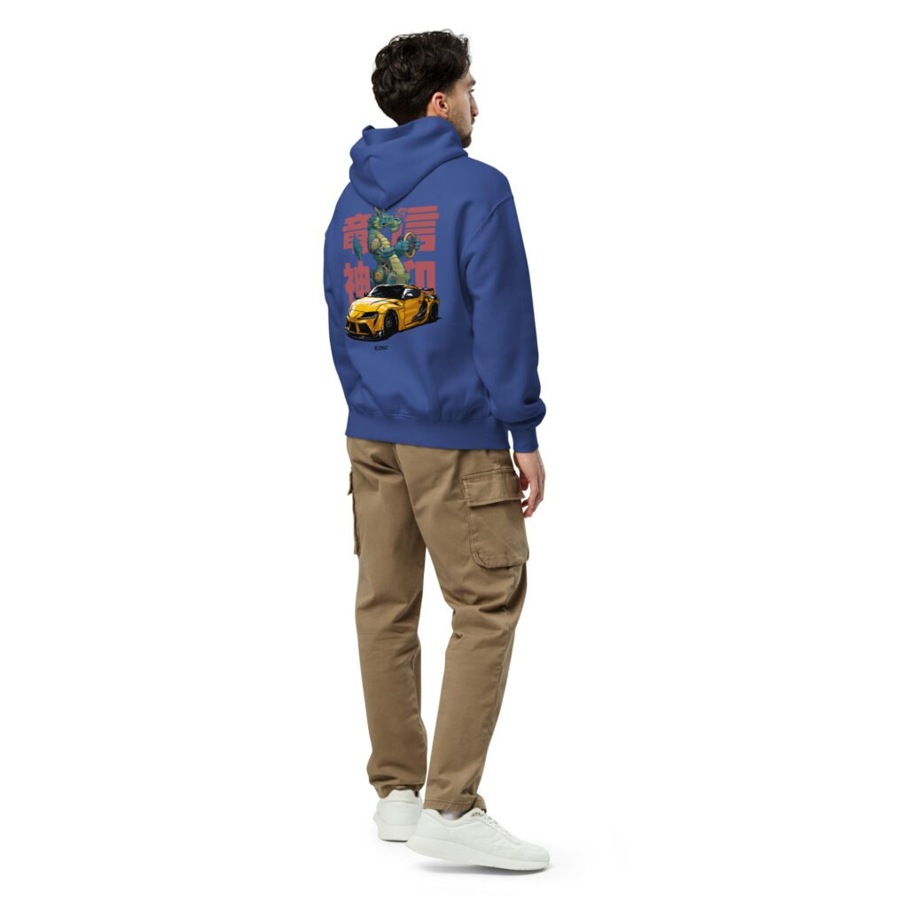 unisex relax hoodie cobalt back 6a215e2051f7c ICONIC Japan - Vêtements et goodies JDM