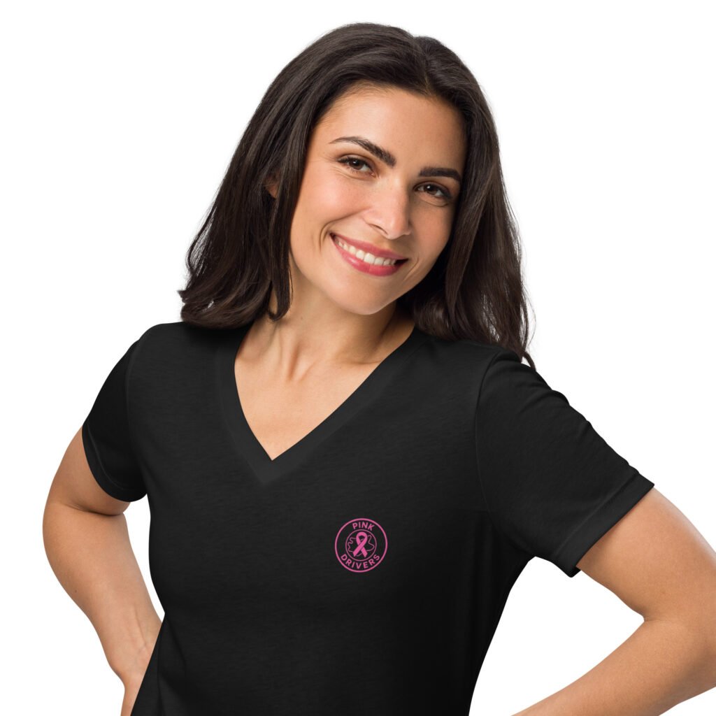 womens relaxed v neck t shirt solid black blend front 2 6a2fff3962c91 ICONIC Japan - Vêtements et goodies JDM